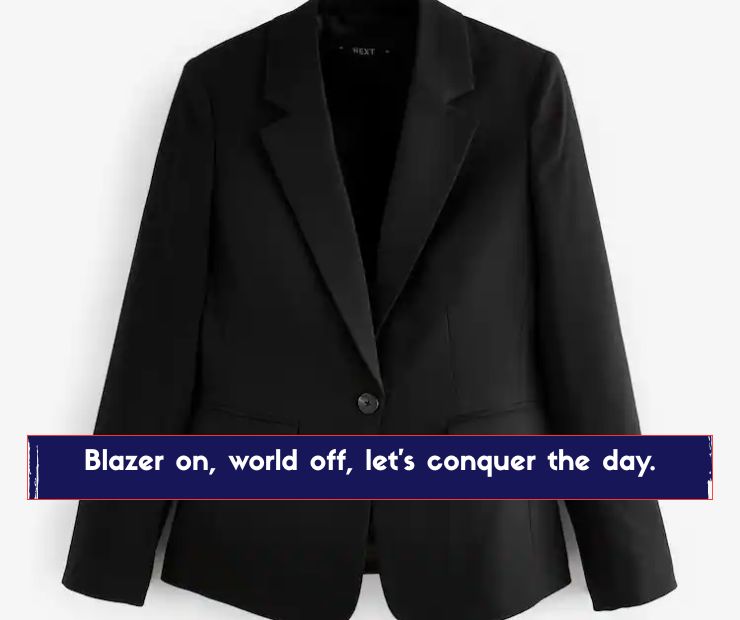 Stylish Blazer Captions