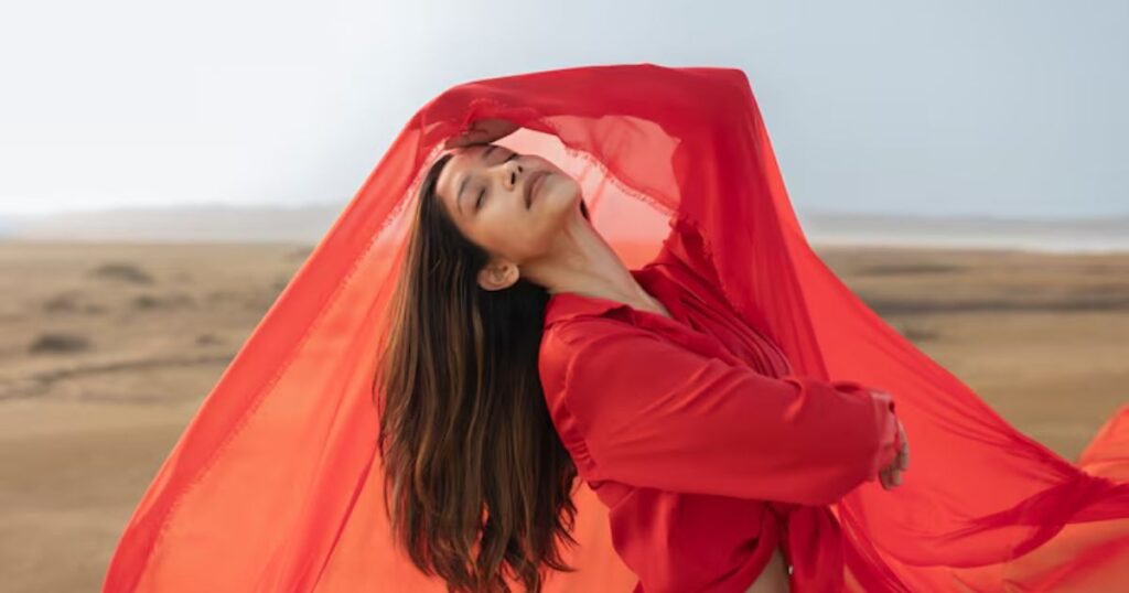 Red Dupatta Captions for Instagram