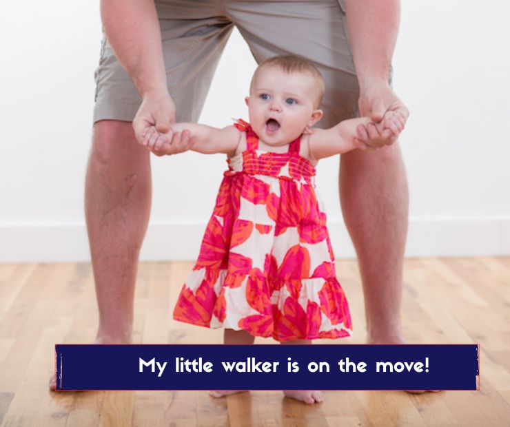 Cute Baby First Walk Captions