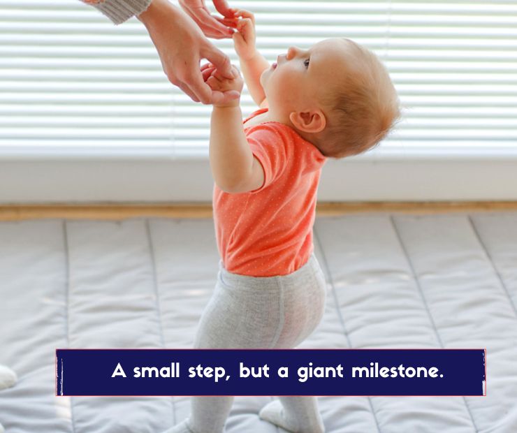 Inspirational Baby First Walk Captions