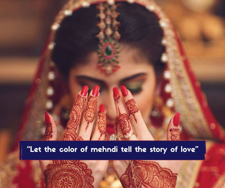 Mehndi Captions for Instagram