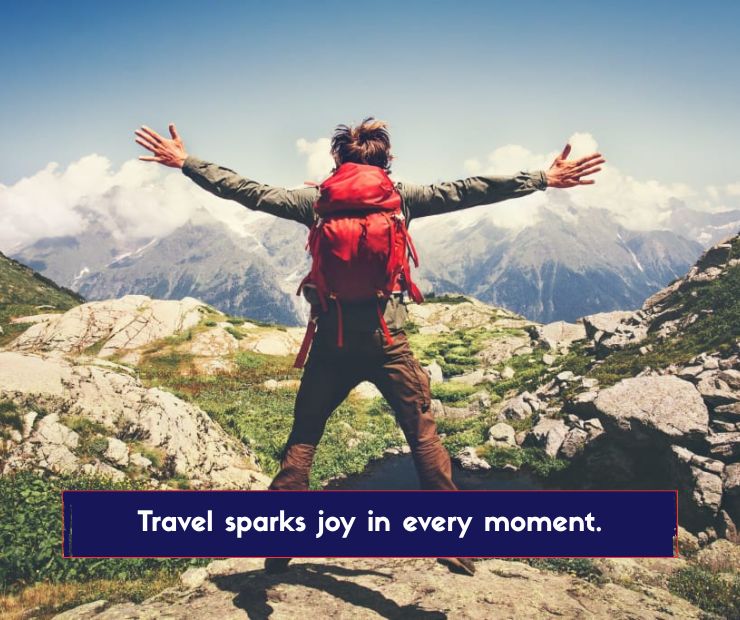 Travel Happy Captions