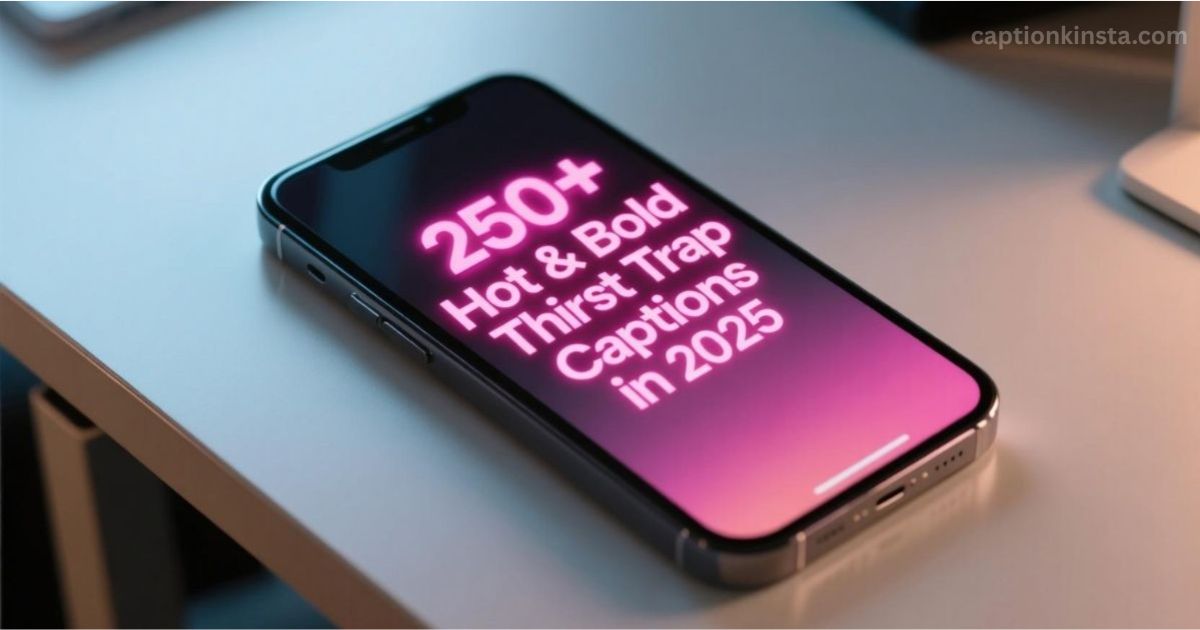 250+Hot & Bold Thirst Trap Captions for 2025