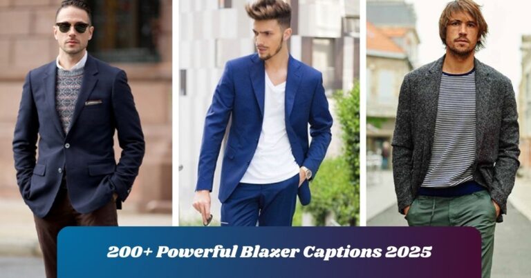 200+ Powerful Blazer Captions 2025 to Elevate Your Fashion Game